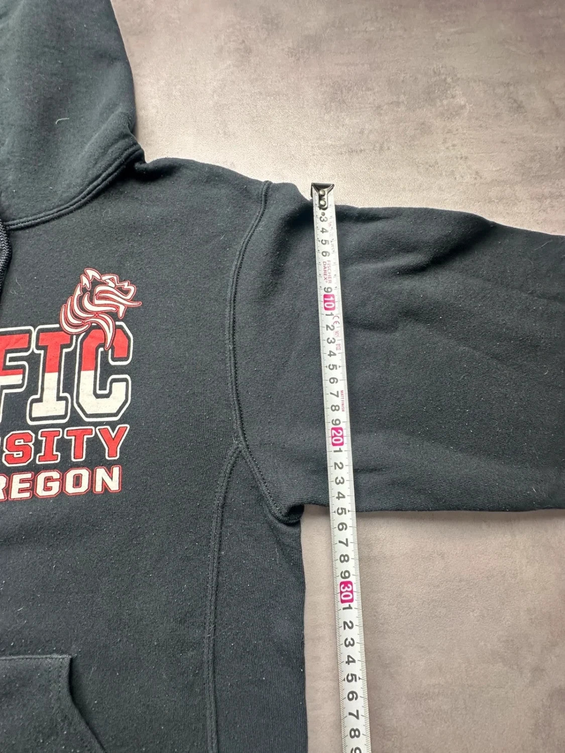 Sweat Vintage Russell Athletic Pacific University Oregon – Noir