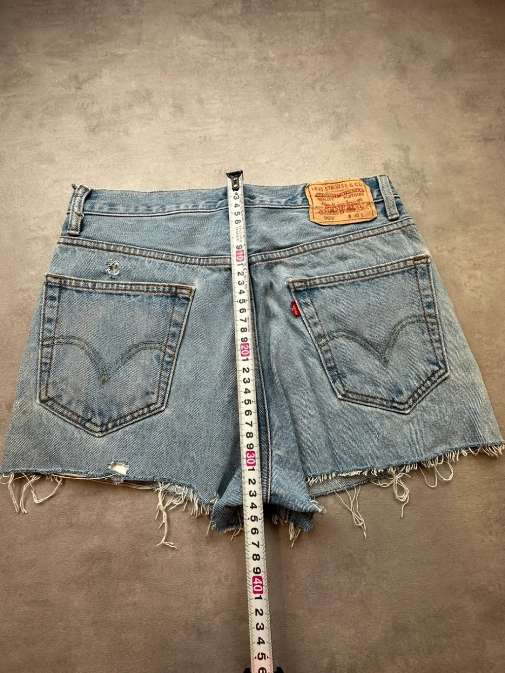 Short en Jean Levi's Vintage Destroy Regular Fit
