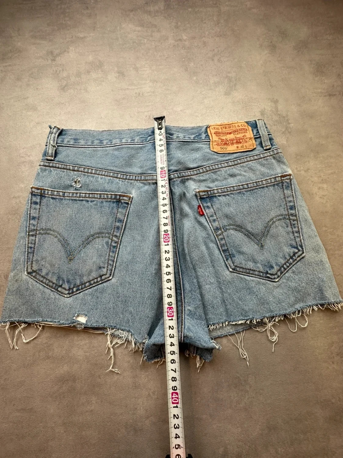 Short en Jean Levi's Vintage Destroy Regular Fit